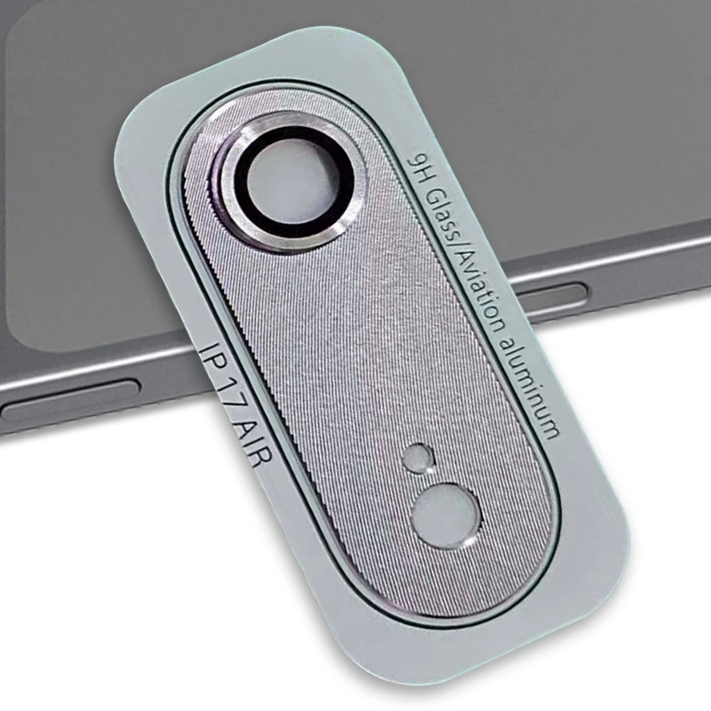 Premium Metal Camera Lens Protector with Tempered Glass and Alloy Case
