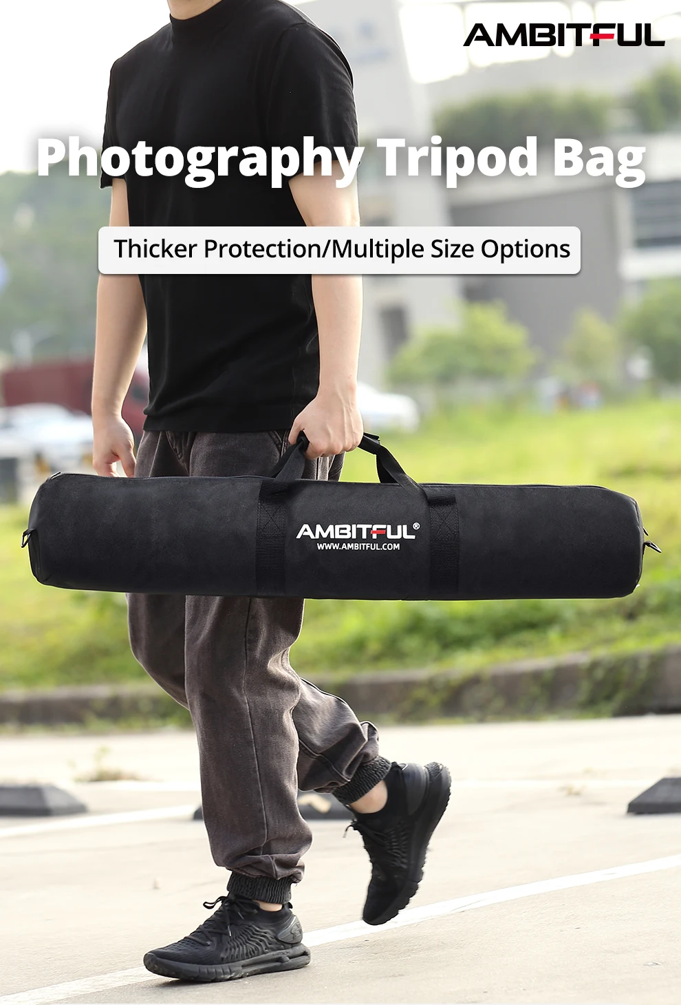 55/60/65/70/75/80/100/125cm Padded Camera Monopod Tripod Carrying Bag Case/Light