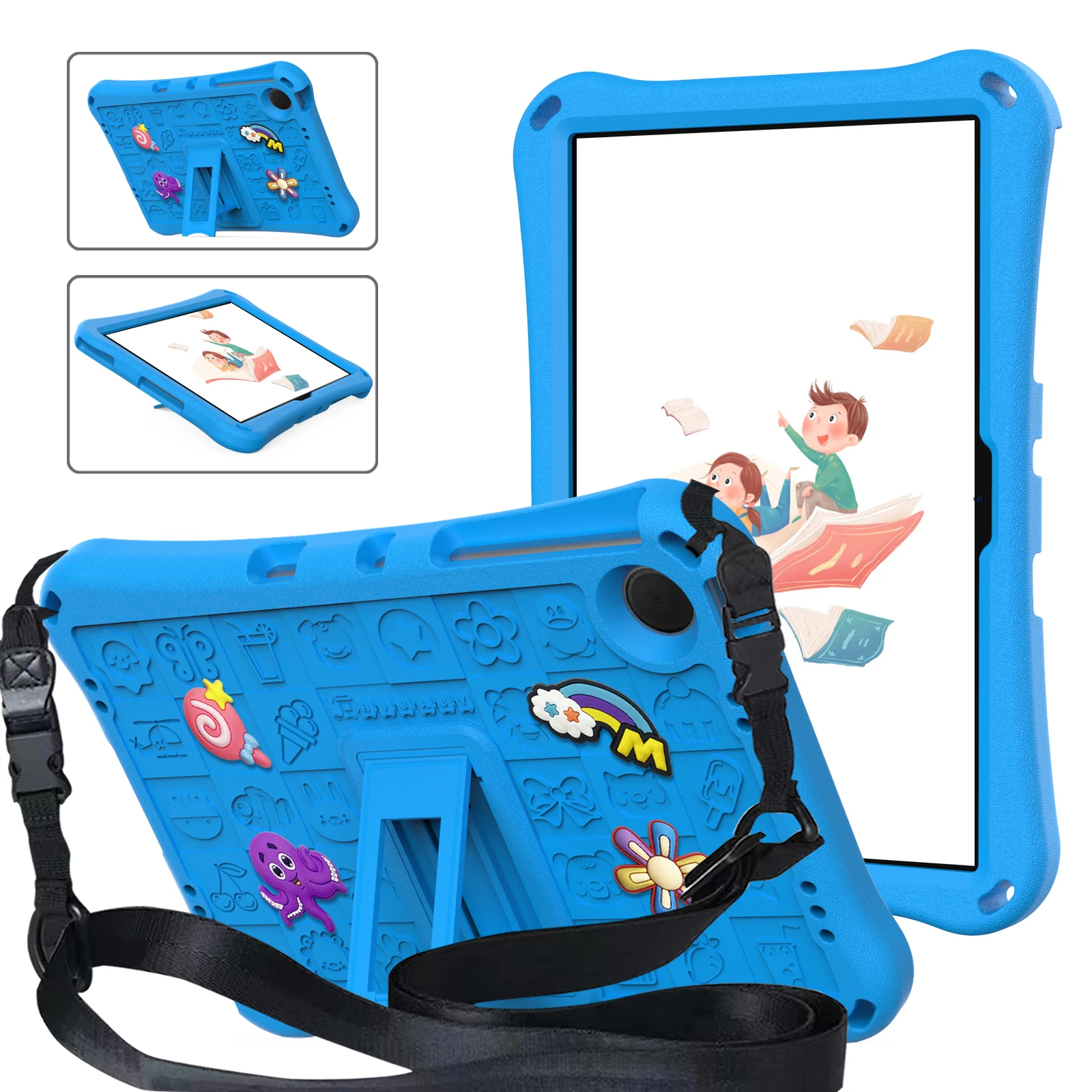 Durable Nontoxic EVA + PC Drop-proof Shockproof Protective Tablet Cover