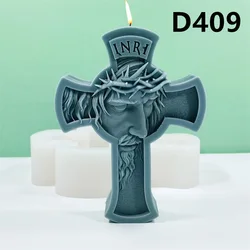 2D/3D Jesus Cross Statue Silicone Mold Jesus Kobe Candle Silicone Mold Candle Mould Greek Mythology resin mold  gypsum mould