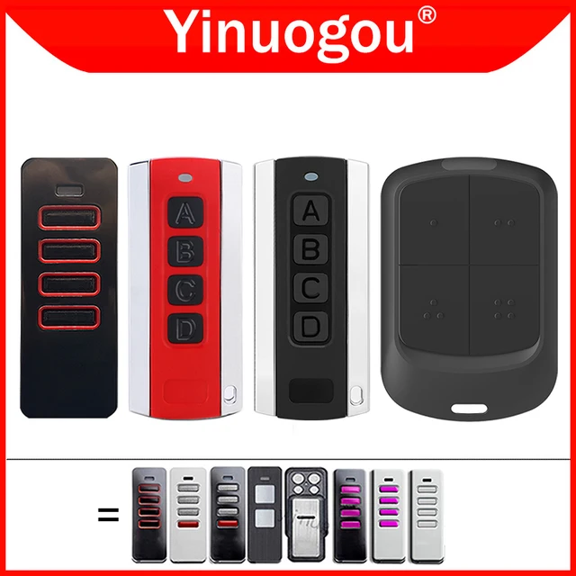 3x Garagentor Handsender Für Novoferm - 433,92MHz Fernbedienung Mit Zusatzbatterien