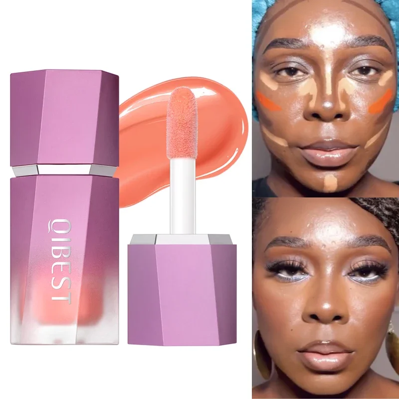 

Liquid Blush Highlighter Face Contouring Stick Matte Velve Lasting Natural Smooth Cheek Blusher Makeup Rouge Pigmented Cosmetics