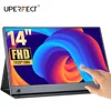 UPERFECT Portable Touch Screen Monitor 14" 1080P FHD HDMI Desktop Computer Laptop Extend Display w/ Sensitive Fingertip Control