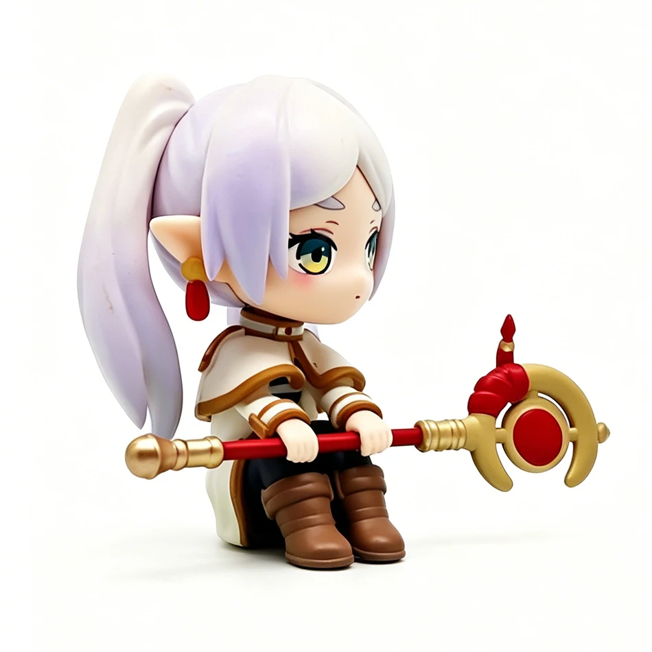 Anime Frieren Action Figure PVC Doll - Standing & Sitting Postures | Desktop Accessories & Gifts