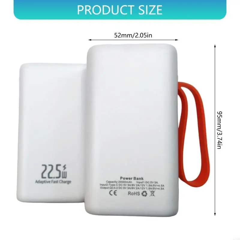 Enhanced Safety Protection with Fast 22.5W Charging and Secure 21700 Case for Efficient Power Supply