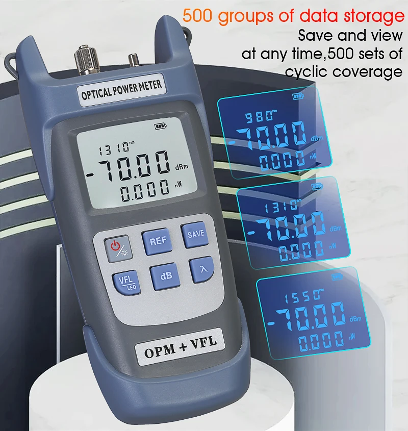 AUA-G510/710B Optical Power Meter Red Light Source Integrated Machine 10/30/50mw