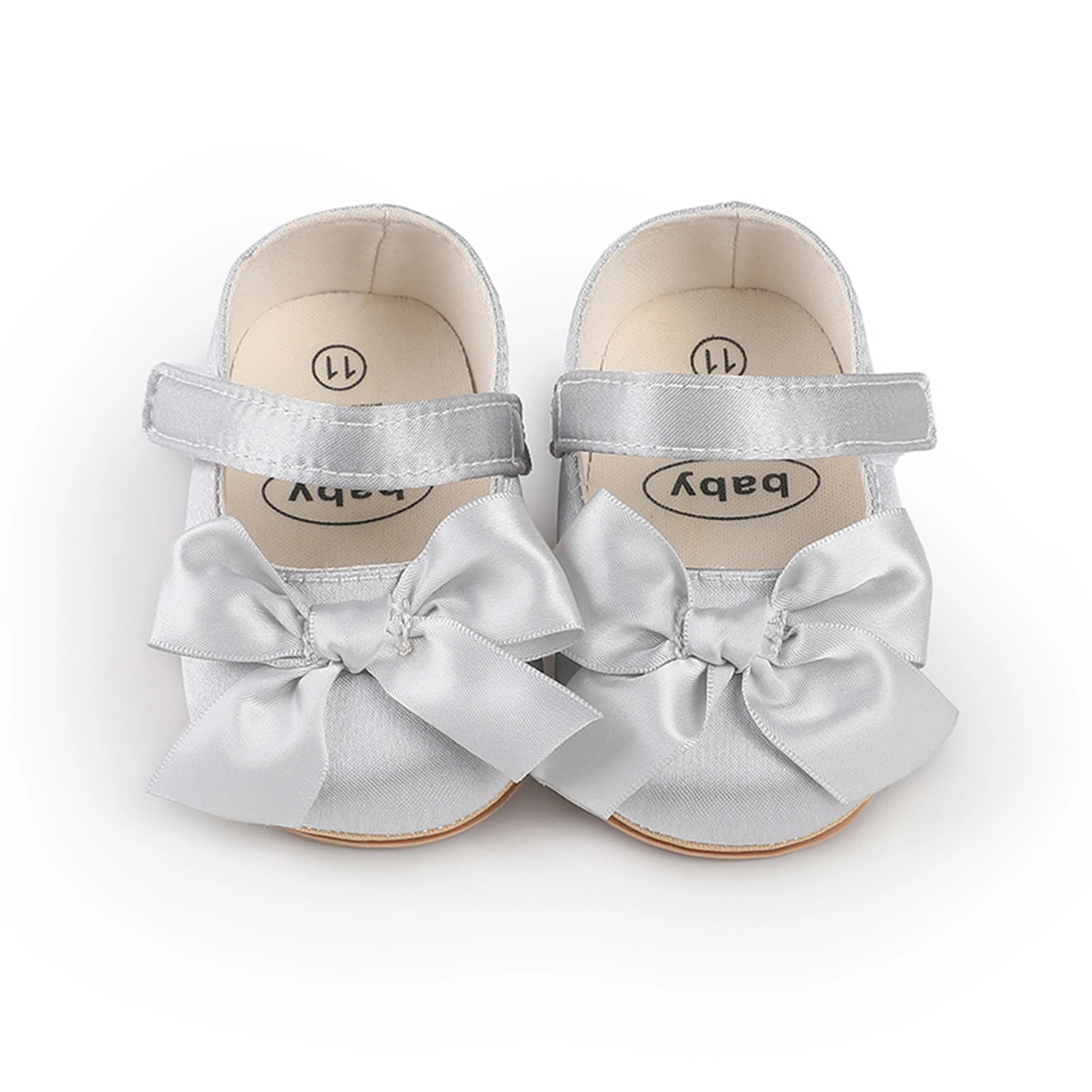 Newborn Baby Girls Princess Shoes Cute Bowknot Soft PU Leather Non-slip First Walker Shoes Summer Fall Toddlers Crib