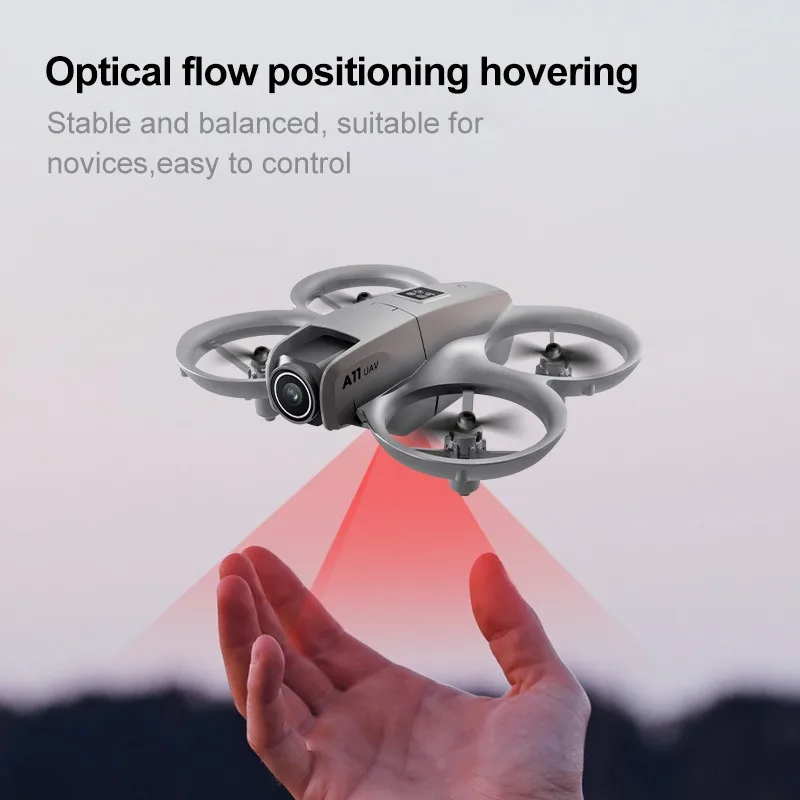 Mini kišeninis dronas Lenovo A11 5G 4K/8K su bešepetėliu varikliu FPV