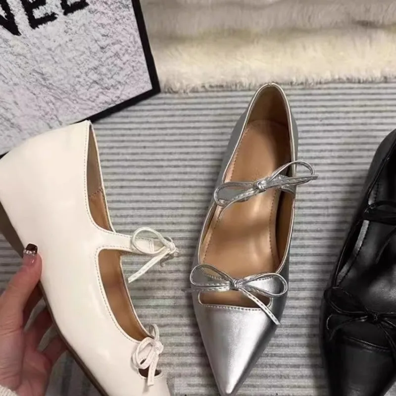 

Mary Jane Shoes French Designer Women Shoe Spring New Vintage Single Shoe Simple Red Leather Shoe Elegant Woman Shoe Low Heels
