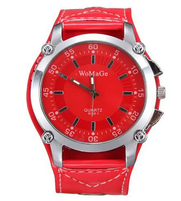 

Модные женские брендовые Роскошные наручные часы, повседневные кварцевые часы с большим циферблатом и кожаным ремешком, часы для женщин и мужчин, унисекс, популярный дизайн