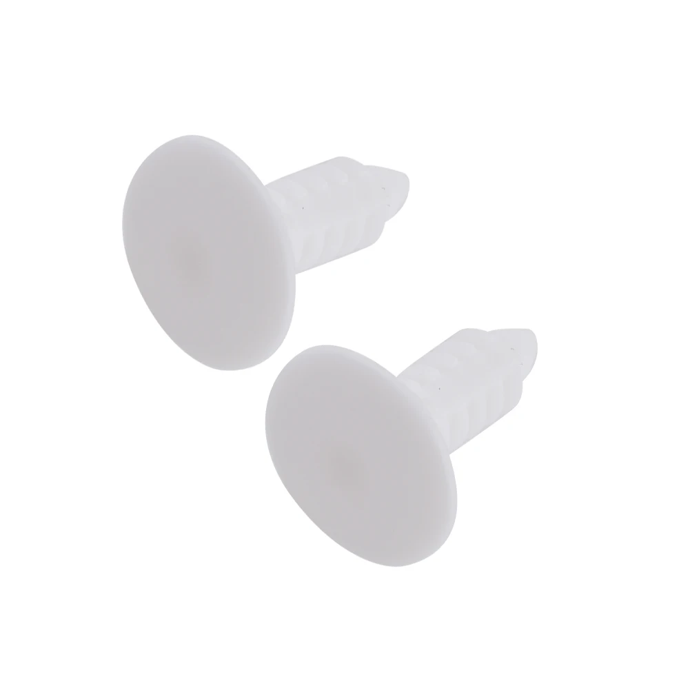 

60pcs Car Plastic Clips Rivets Fasteners Door Trim Panel Clips White For Automotive For Car Fender Bumper Car Exterior Parts