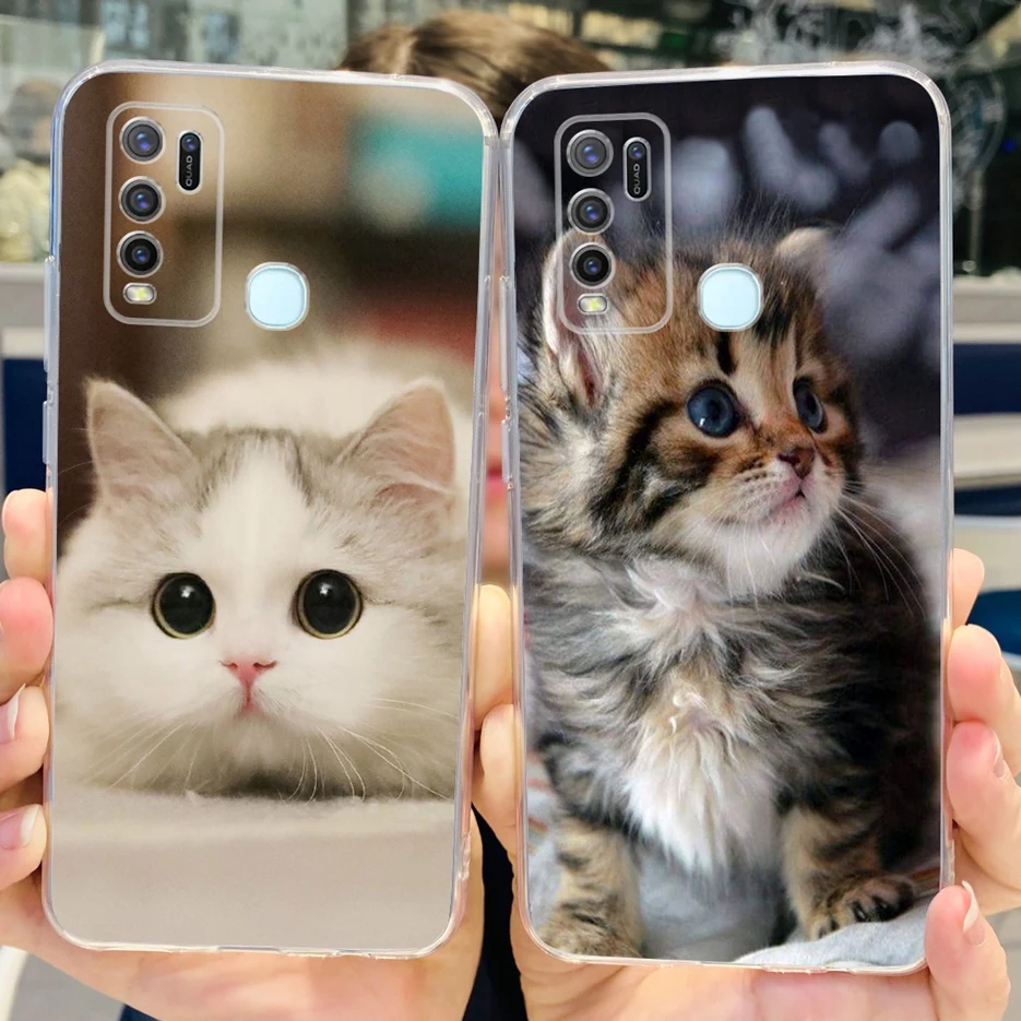 Fashionable Painted Clear Silicone Soft TPU Phone Case Cover