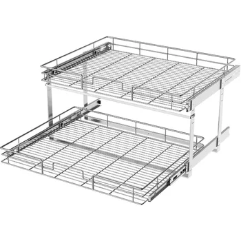 2 Tier Individual Pull Out Cabinet Organizer 1