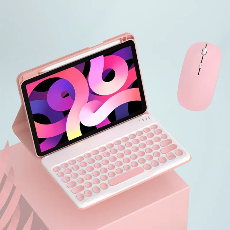 Universal Tablet Keyboard Case with Pencil Holder and International Layout