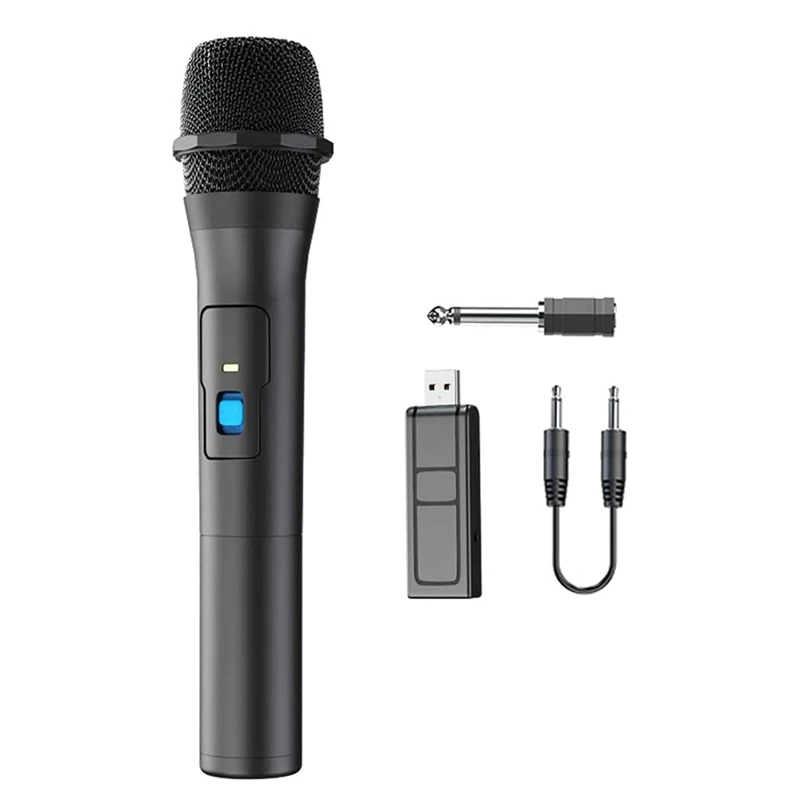

Wireless Microphone, Universal Handheld Karaoke Microphone Speaker for Singing, Karaoke, Speech, Wedding