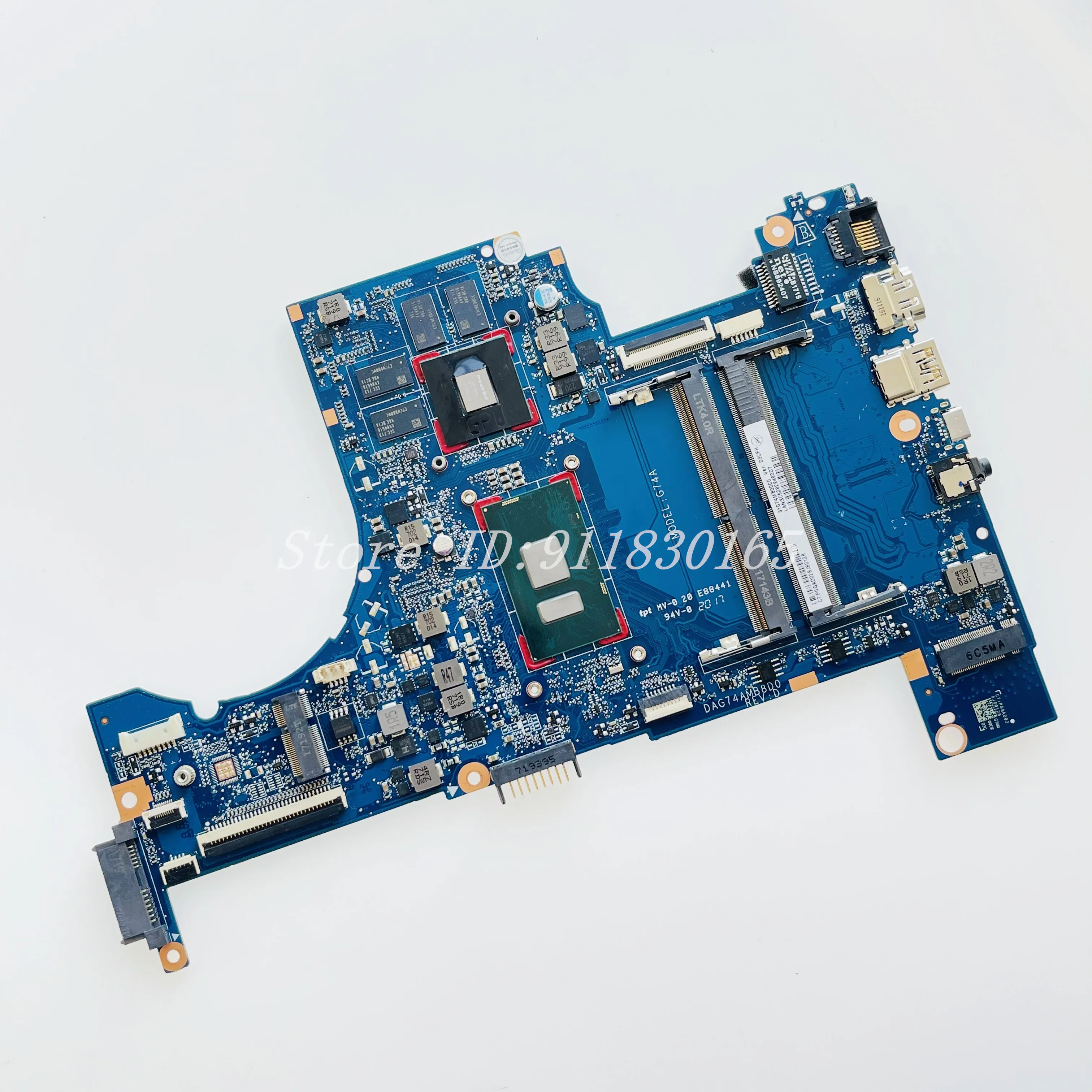 For HP Pavilion 15-CC 15T-CC G74A Laptop Motherboard DAG74AMB8D0