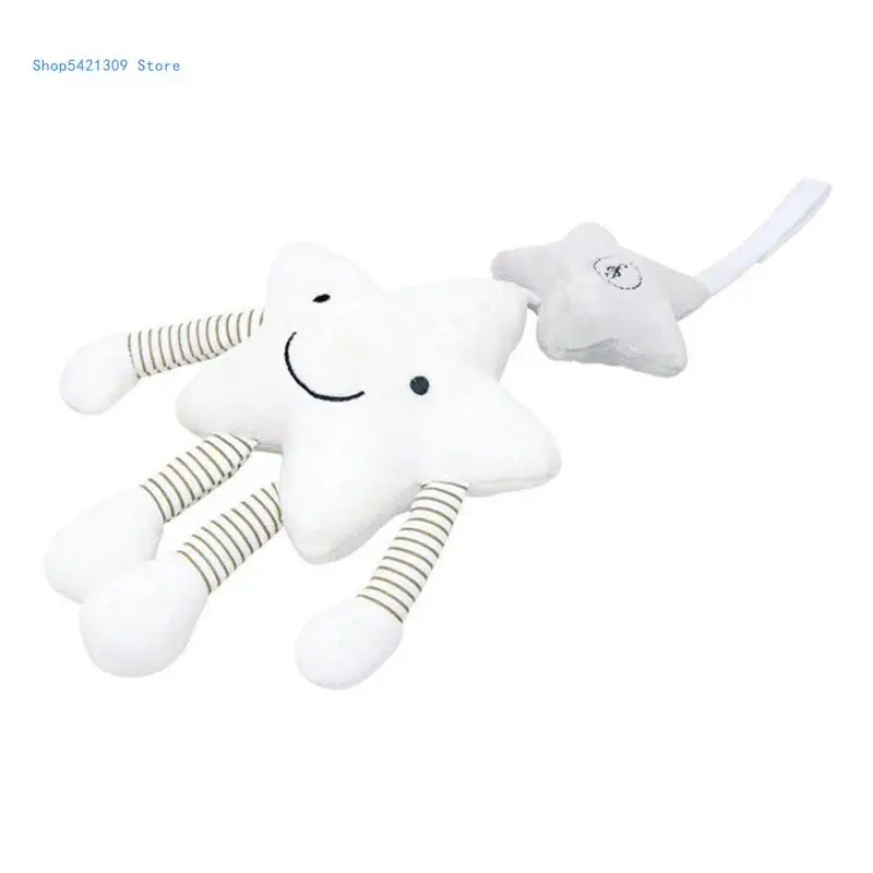 

85WA Baby Sensory Toy Hand for Toddler Boys Girls Educational Sounding Toy Musical Rattle Pendant for Infant 3Month Gift