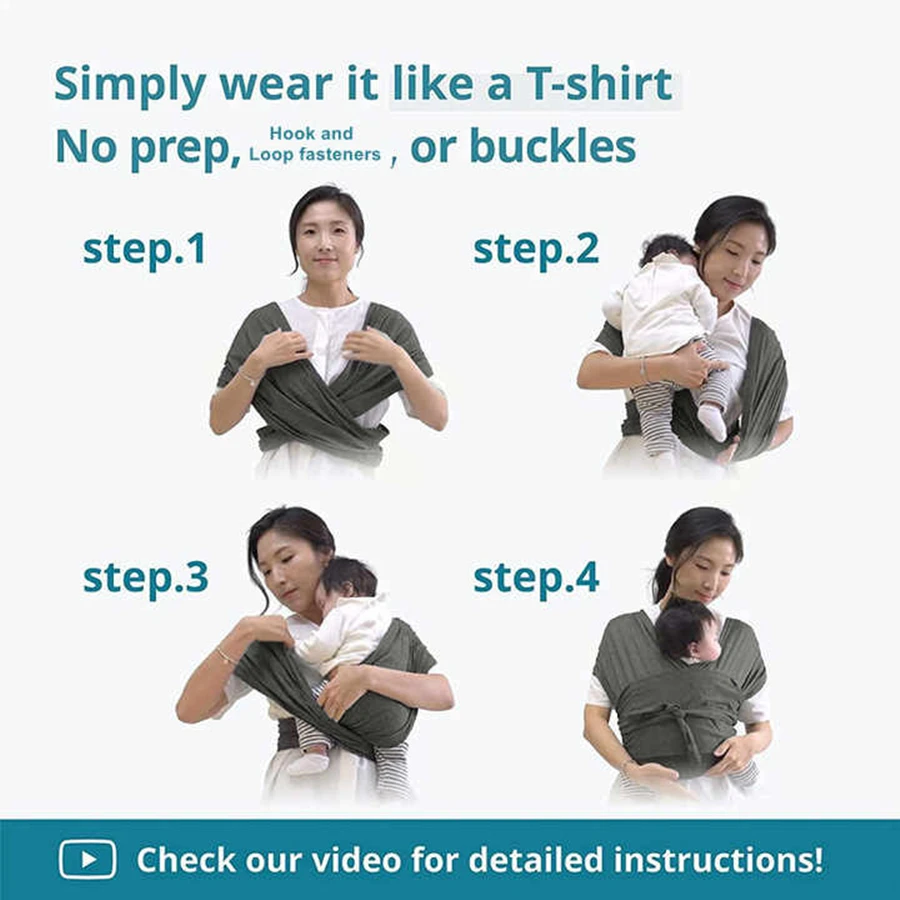 Baby Backpack Conforms to Ergonomics, Suitable for Outdoor Parenting with Backpack Straps, Newborn Baby Bag, X-Shaped Baby Sling - 4