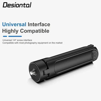 Mini treppiede per stabilizzatore DJI Gimbal, impugnatura per fotocamera DSLR, monopiede da tavolo portatile con vite da 1/4”