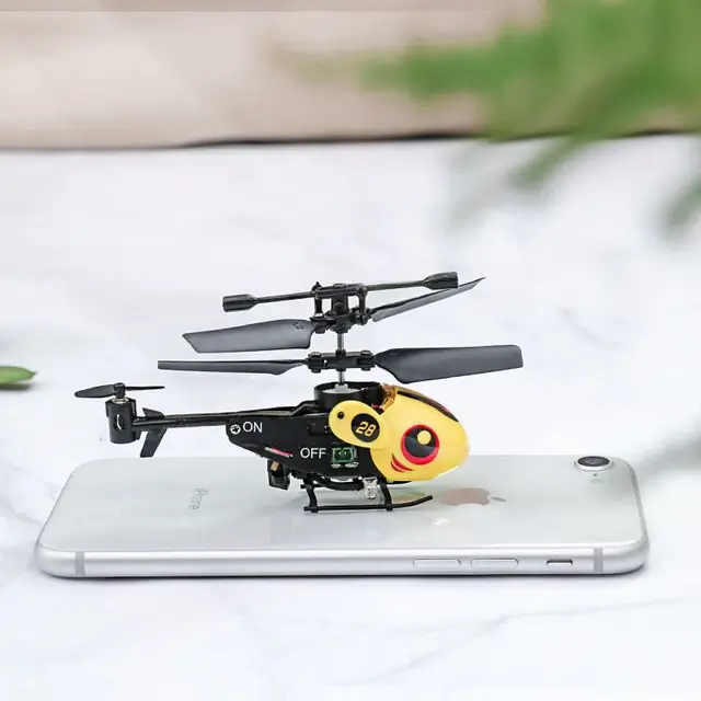 Fingertip mini remote control airplane helicopter children's toy birthday gift 4