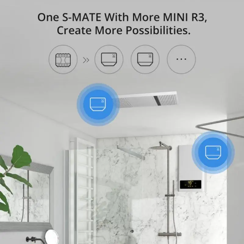 SONOFF S-MATE 16A Smart Switch REST API No Neutral Line Solution EWeLink App Remote Control With Alexa Google Home Smartthings 4