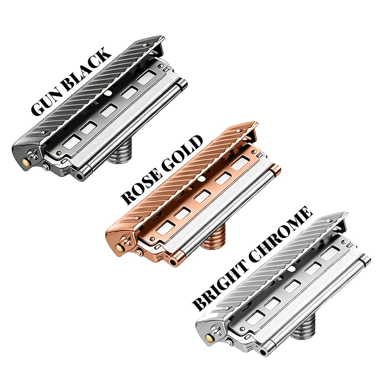 Shavcooo GP300 Glide 3.0 Pro Super Roller Rasierkopf Universal M5 Thread Doppel-Halbklingen-Sicherheitsrasierer mit Reisebox – Detail 5
