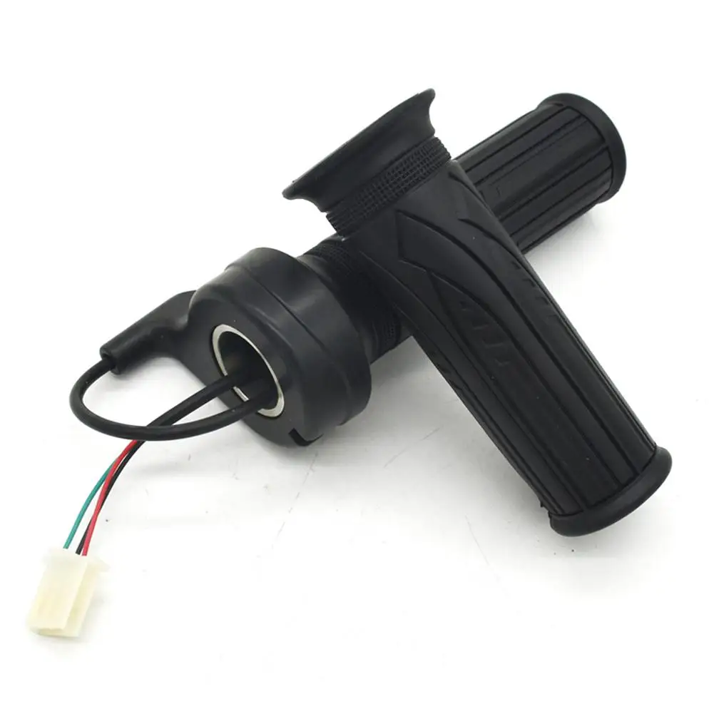 Electric Bike Throttle 1 Pair 12-72v Accelerator Handle Twist Grip Replacement Parts