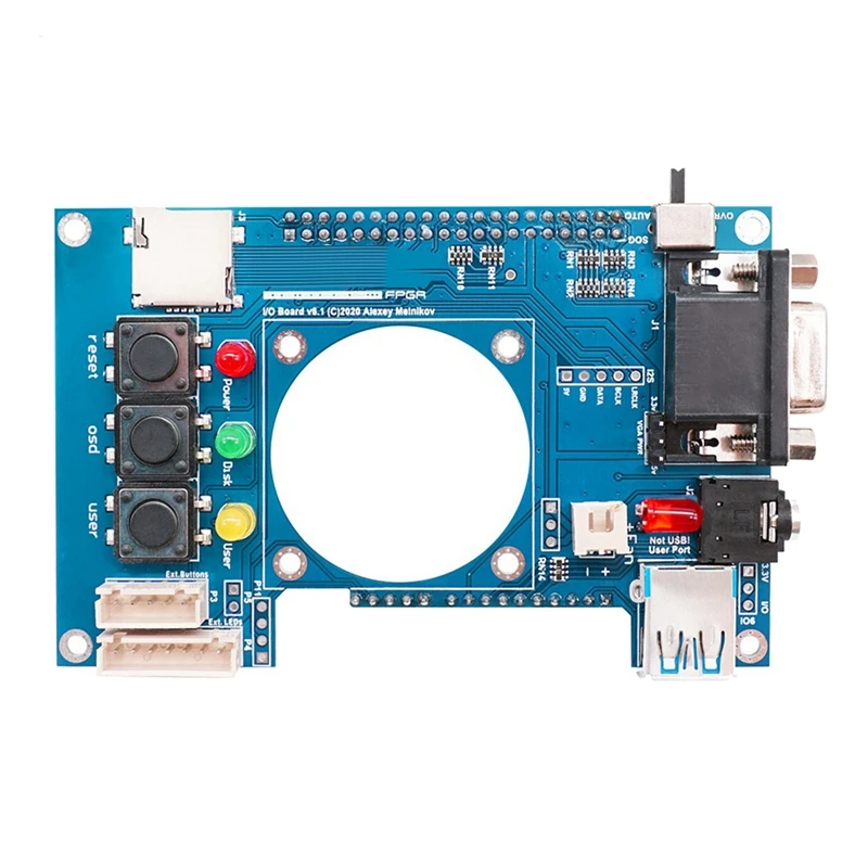 

Motherboard Kit Blue Motherboard Kit +USB Hub V2.1 Accessories For Mister FPGA 32MB For Terasic DE10-Nano Mister FPGA