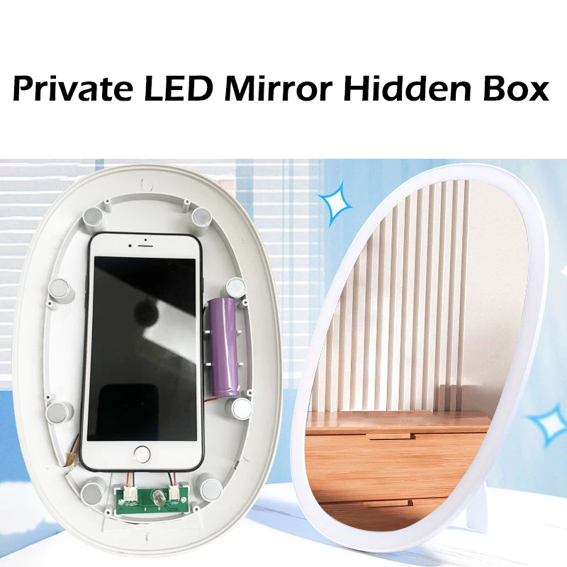 

Private Money Box LED Mirror Secret Home Diversion Stash Can Container Hiding Storage Compartment Outdoor Tools