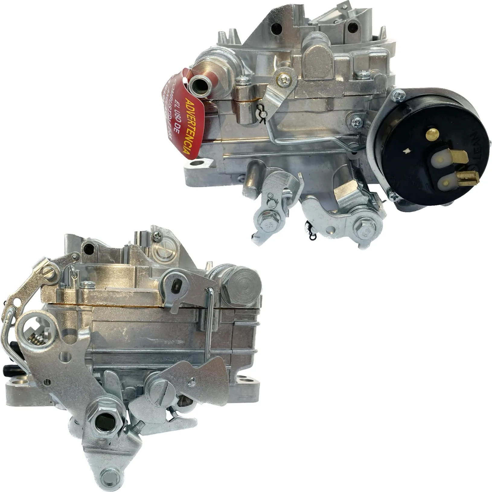 Motorcycle Carburetor Brush Cutter Carburetor 1906 4 Barrel Carburetor for AVS2 Series 650CFM Annular Booster Satin Finish Electric Choke Type