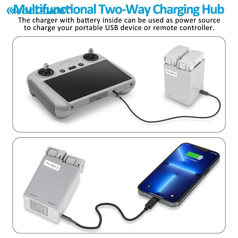 Lot de 1 à 4 Batteries et Chargeur pour Drone - Compatible DJI