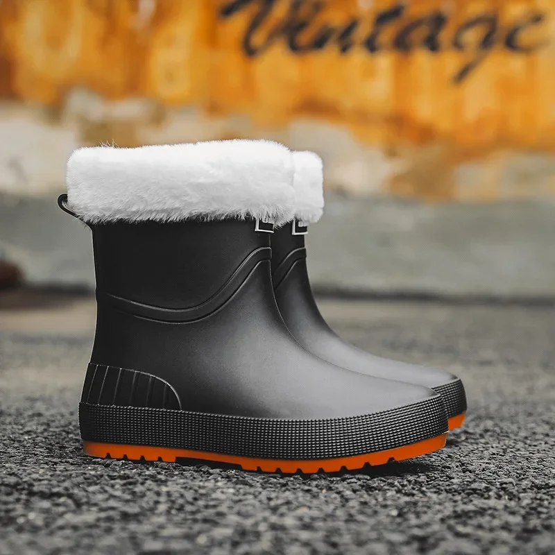 2023 High Quality Water Boots Waterproof Shoes Women's Rubber Rainboot Garden shes Non-Slip Boots Women  Rain Boots Slip-on