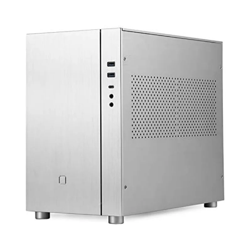 SPCC Mini ITX Cube Gaming Computer Case Chassis Matx Aluminum Gaming Computer Chassis Desktop Mini Size with Type-C I/O