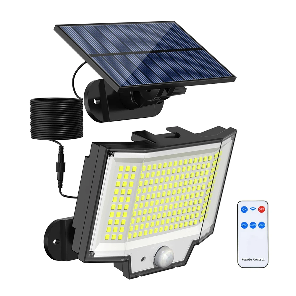 200LED Trifold Porch Lights Fall Prevention Wall Lamp for Outdoor (1Pcs))