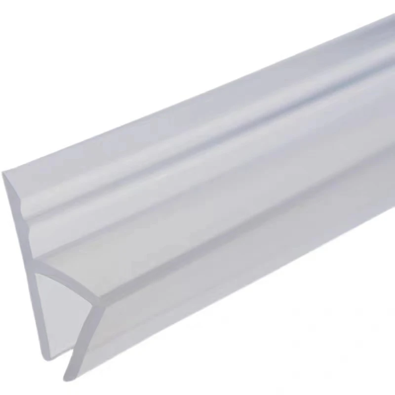 유리 도장 스트립 고무 욕조 샤워 문짝 창 날씨 스트립 드래프트 스토퍼, 6mm, 8mm, 10/12mm 유리 씰링 스트립용, 5M h/F/U 모양