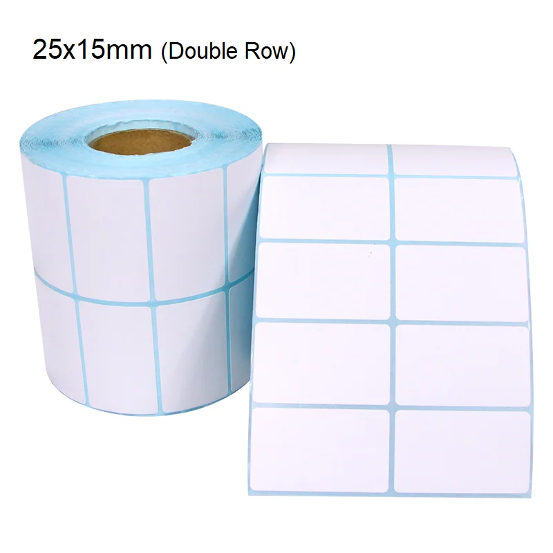 Waterproof Self Adhesive Small 15 25 30 40 50 55 mm Thermal Label Sticker Convenient Store Price Blank Label Stationery Stickers