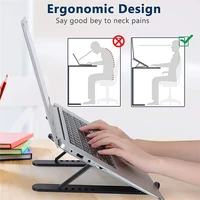 Support pliable pour ordinateur Portable, réglable, Base de Support, Design ergonomique, accessoires pour Macbook Air Pro 2