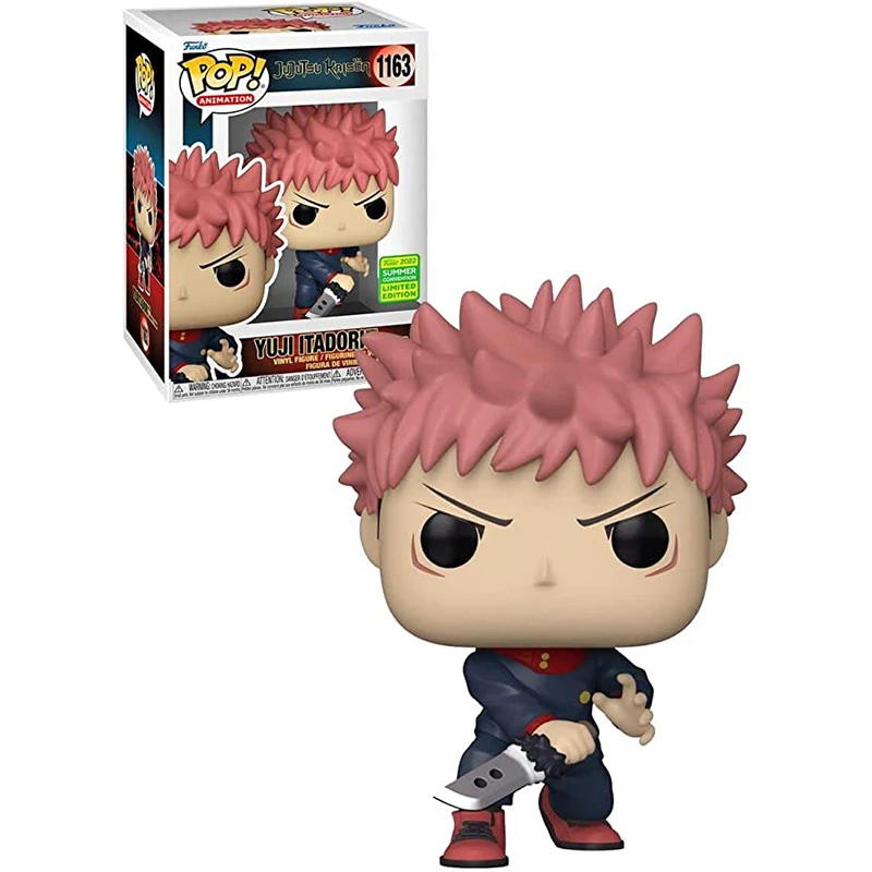 Funko Pop Anime Jujutsu Kaisen #1163 Itadori Yuji Figure Toys Bambole In Vinile Da Collezione Collezione Regali Modello Bambola