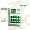 2-Way Humidity Control Packs Size 4g/ 8g, 62% RH for Curing&Storage Flower Buds, Herbs Moisture Balancer, Hydration Packets 3