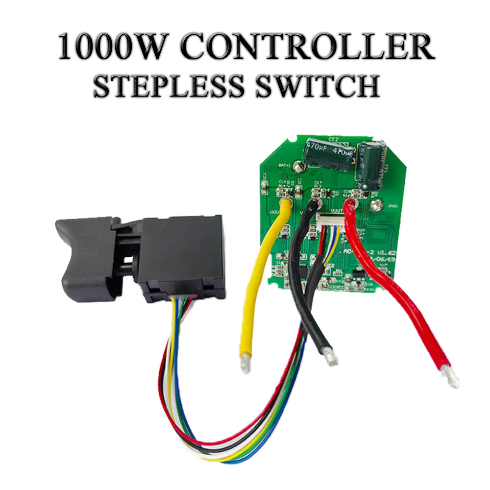 Moteur Brushless 1000W 60A pour Voiture RC, 1/8 1/10, 2300KV-5000KV
