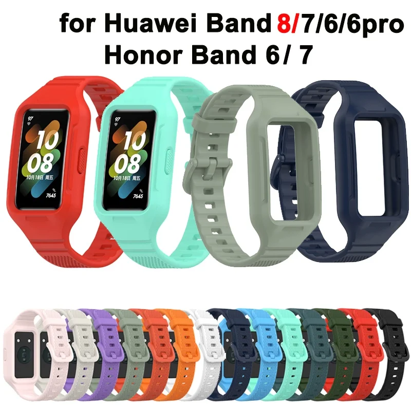 Silicone Sport Wristband with Full Cover Bracelet and Case