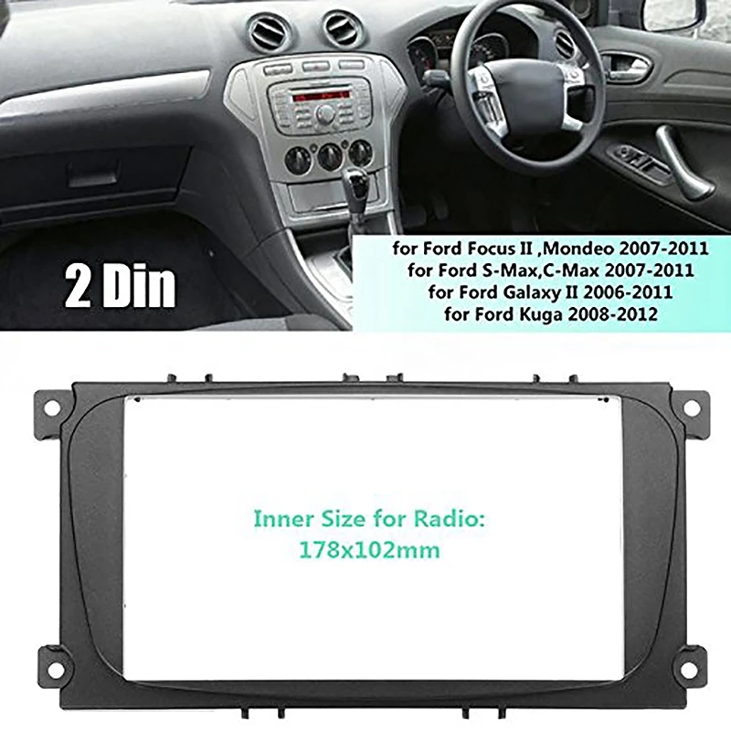  Ŀ II C-Max S-Max ǻ ׷ г  Ʈ   þ ġ ŰƮ  , 2 Din ڵ DVD  