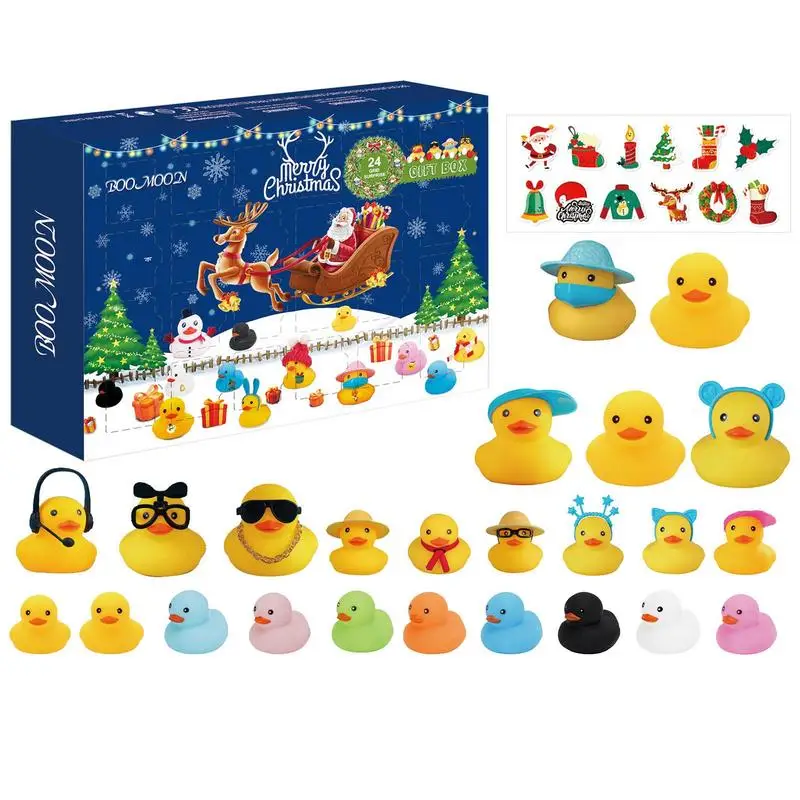 

Christmas Advent Calendar Cute Christmas Rubber Duck Calendar Christmas Decoration For Home Kids Gift Noel