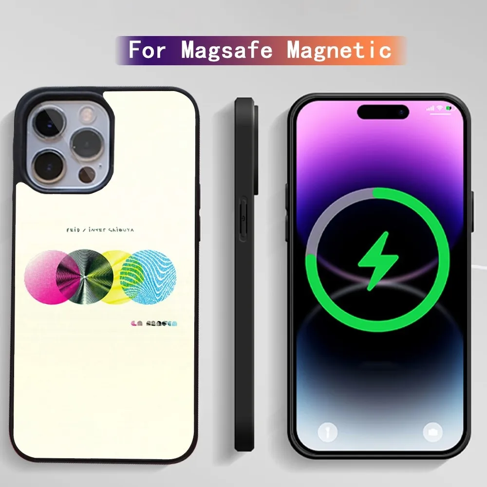 Ferxxo Feid Singer Phone Case For iPhone 15 14 13 12 11 Plus Pro Max Magsafe Magnetic Wireless Charging