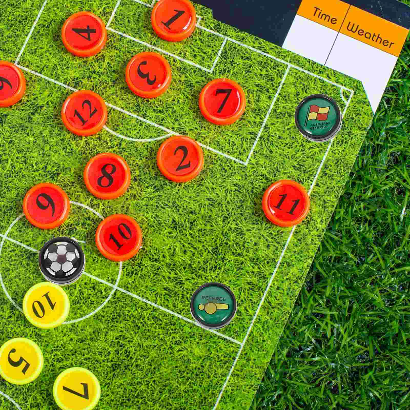 Soccer Magnets Board Replacement 27 Pcs