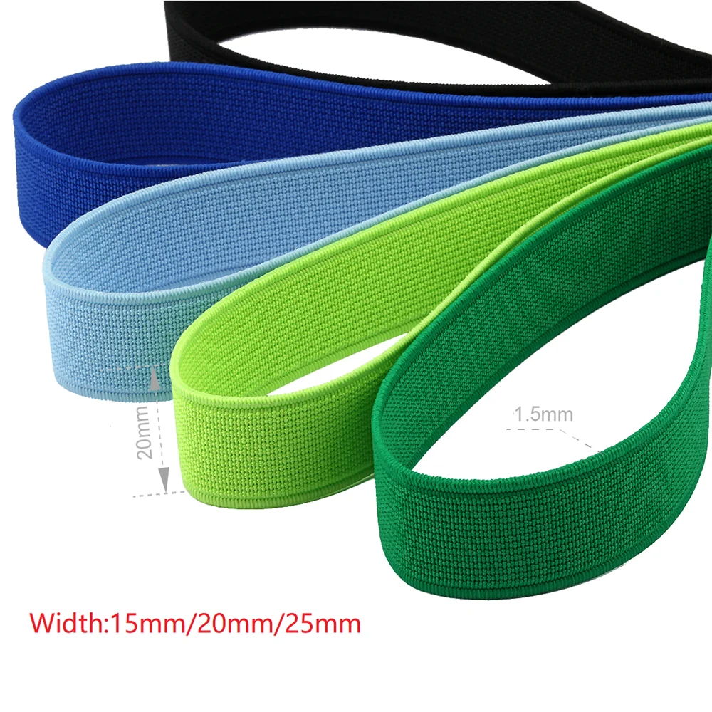5 Rotoli Di Elastico Piatto Colorato Per Cucito – 6 Mm X 5 M Ciascuno, Poliestere Resistente, Ideale Per Vestiti E Artigianato