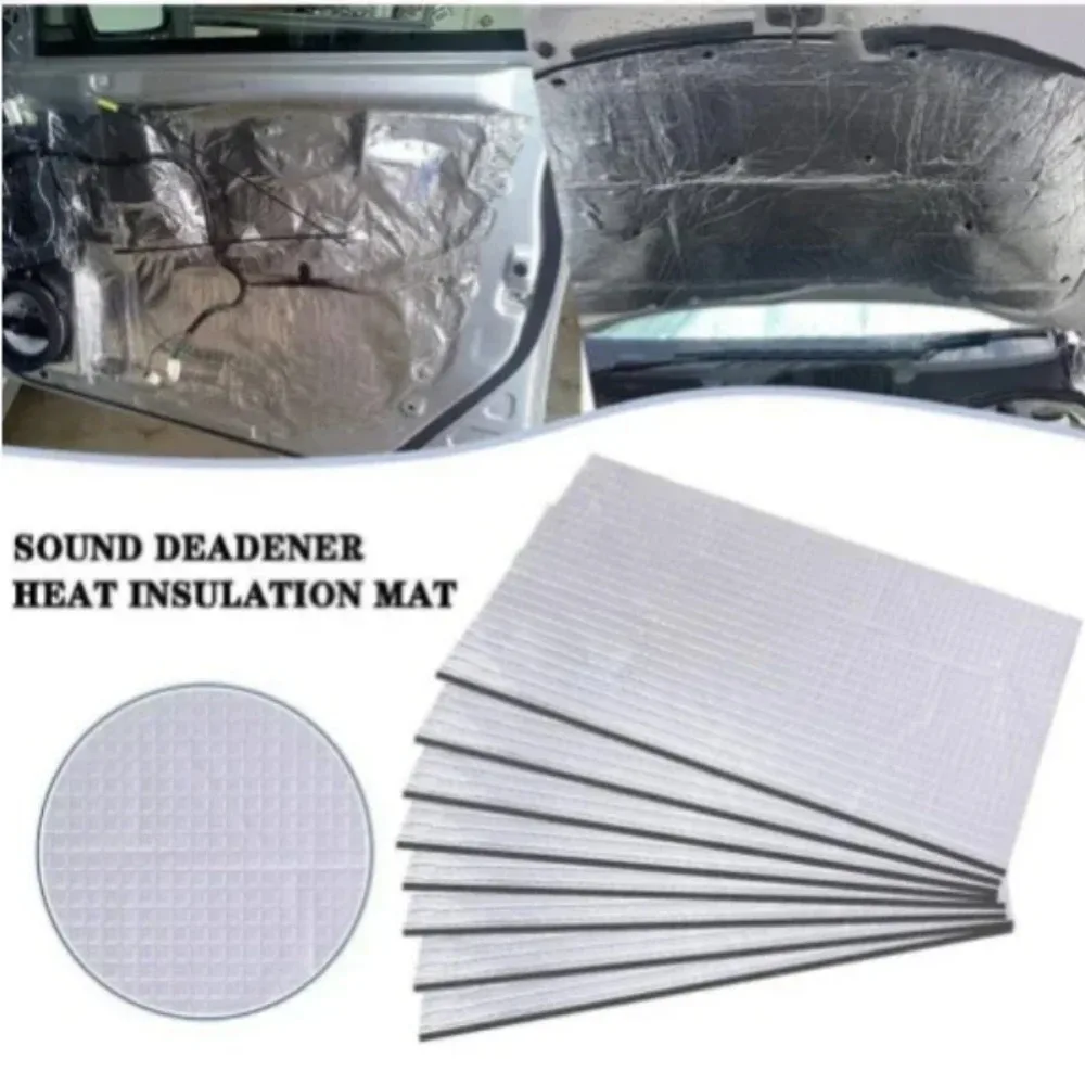 Sound Deadener Heat Insulation Mat 5/10MM Car Sound Proofing Deadening Insulation Car Hood Accessories Interior