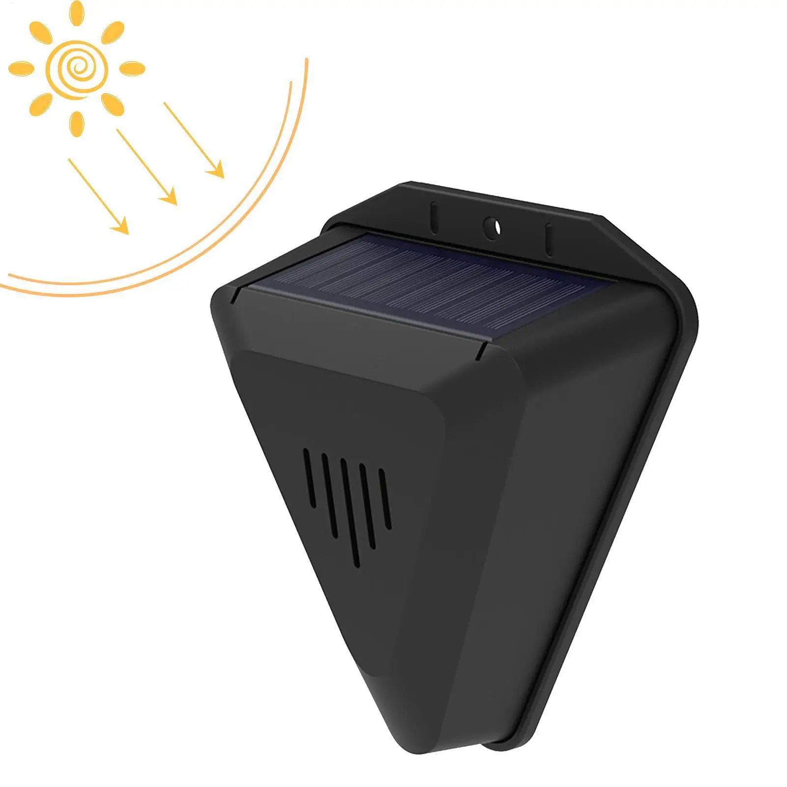 Solar Animal Repellents Repelling Solar Alarm Bird Repeller with 13 Modes of Sound Playback Bird Dog Repellents Outdoor Garden