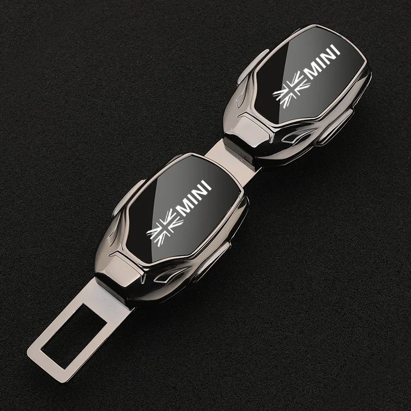 Car Seat Metal Jewelry Car Interior Seatbelt Extender 1 pcs for Mini Cooper S One R52 R53 R55 R56 R60 accessories