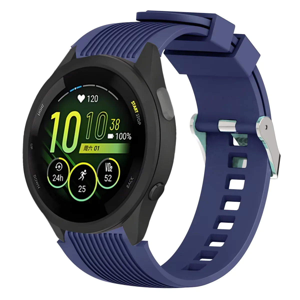 Breathable Silicone Strap for Garmin Smartwatches, 20mm/22mm
